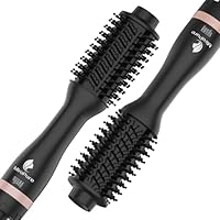 Hair Dryer Brush Blow Dryer Brush in One, MiroPure 4 in 1 Hair Dryer and Styler Volumizer with 4 Speed Temp Settings, Hot Air Brush with Oval Barrel for All Hair Style and Fast Drying, Rose Gold