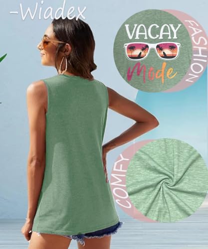 Image of Vacay Mode T Shirts for Women Summer Beach Hawaii Vacation Short Sleeve Tops Holiday Cruise Getaway T Shirts