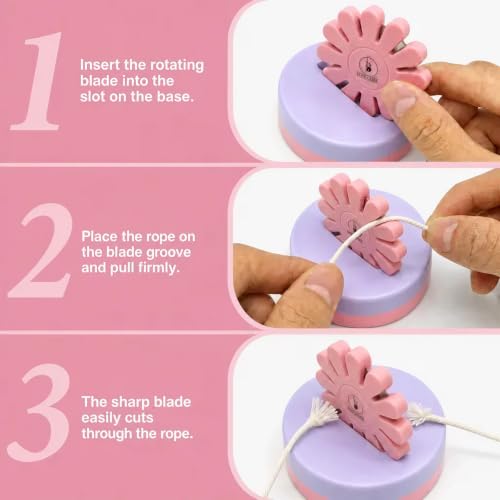 Image of Sizobi Pink Magnetic Pin Holder with Thread Cutter, Blade Saver