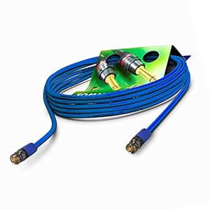 Sommer Cable 10m 6G 3G SDI video-patchkabel 4K UHD HD-SDI (HDTV) SC-Vector 0.8/3.7 1 x 0,80 mm² blauw – BNC stekker NEUTRIK – VTGX-1000-BL-BL