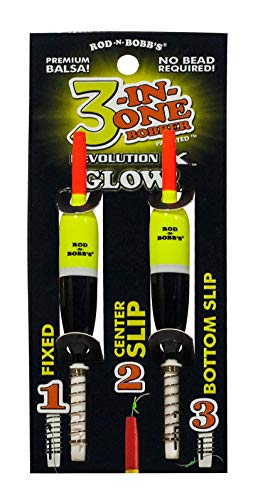 3-in-One Revolution X 1/2 Inch Glow Stick Bobber - 2 Pack