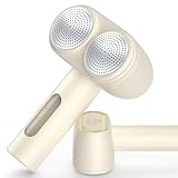 Tylasom Fabric Shaver, Rechargeable Lint Remover for Clothes, Type-C Double-Head Lint Shaver with 12.5cm De-fuzzing Area to Remove Pillings and Fuzz