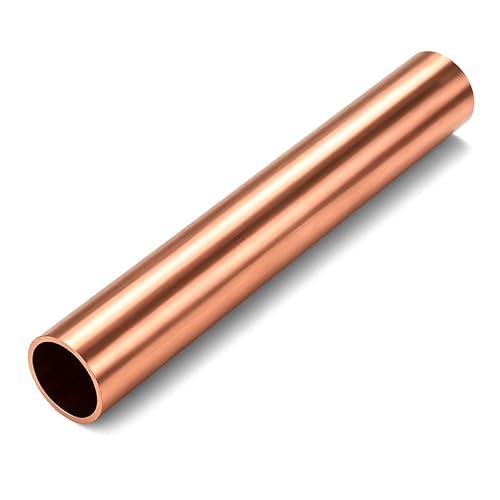 Image of Pure Copper Round Tube 28mm OD 1mm Wall 100mm Seamless Pipe
