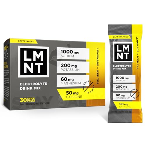 Image of LMNT Zero Sugar Electrolytes - Lemonade Iced Tea | Drink Mix | 30 Count