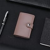 Grande capacité: le sac à cartes simple peut stocker des cartes de crédit, des cartes-cadeaux, des cartes d'identité, des permis de conduire, de l'argent et des pièces de monnaie.