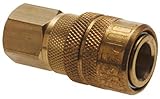 5 x Milton 715BK M Style Quick Coupler: 1/4-Inch Female Coupler