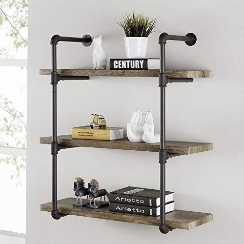 Home Tzh 1/2" Pipe Fitting, 30 Pack 1/2" Gray Floor Flange/Elbow/Tee Combo For Industrial Vintage Style, Flanges/Elbow/Tee With Threaded Hole For Diy Project/Furniture/Shelving Decoration (30, 1/2") #TOP5