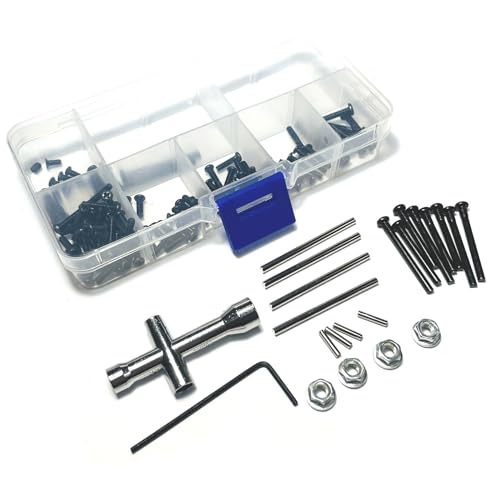 ZDingTech Screws Kit Parts for Hyper Go H16BM Replacement Screws,Wrench,pins for MJX Hyper Go H16BM H16GT,H16DR,16207 16208 16209 16210 Replacement kit Wrench Set.