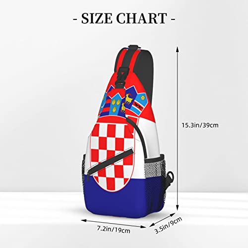 Morrales tipo bandolera bandera Croacia unisex miniatura 4