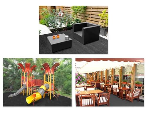 Erba Sintetica Passatoia Nera 7 Mm Casa Negozio Palestra Giardino Prato Sintetico Erboso 2X10 Mt - 2