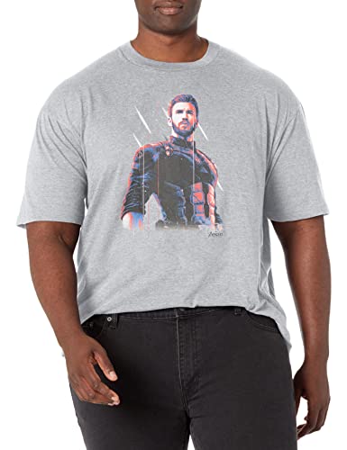 Marvel Old Soldat T-Shirt Homme fini les hauts déformés après lavage avec ce tissu robuste