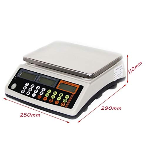 Báscula electrónica plataforma 66LB alta precisión digital miniatura 6