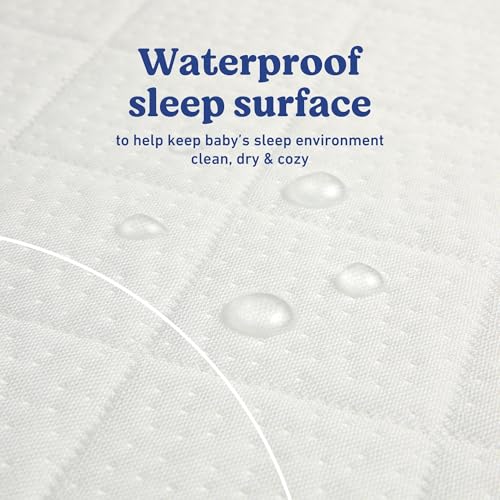 Image of Graco Premium Waterproof Crib and Toddler Mattress Protector (1 Pack) - GREENGUARD Gold Certified, Machine-Washable & Dryer-Friendly, Waterproof Sleep Surface, Fits Baby Crib & Toddler Bed Mattress