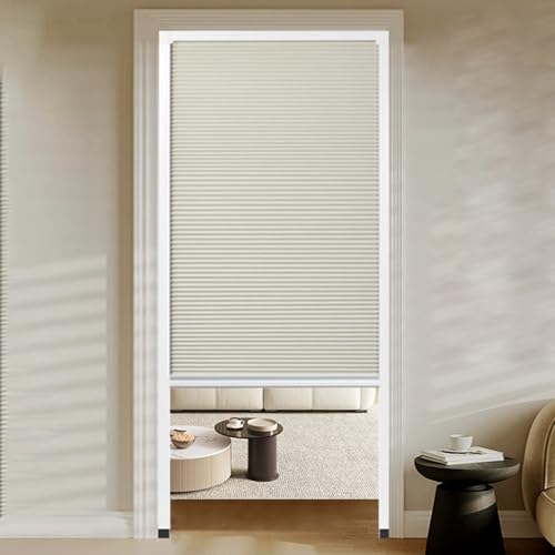 Custom Blackout Folding Door, Honeycomb Room Divider, Sliding Closet Door for Bedrooms, Kitchen, Pantry, Shower, No-Drilling Interior Accordion Door