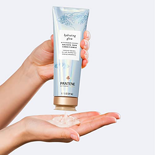 Pantene Sulfate Free Conditioner, Hydrates Dry Damaged Hair, Nutrient Blends With Baobab Essence, Safe For Color Treated Hair, 8.0 Oz #TOP5