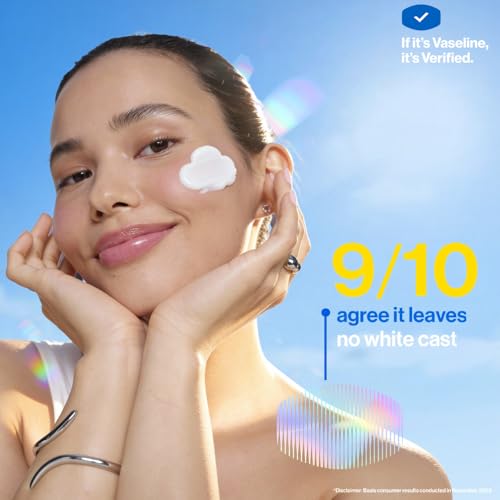 Image of VASELINE Cloud Soft SPF 50 PA ++++ Light Moisturiser, 200 ml, for Soft and Bouncy Skin, with Ceramides & Hyaluron Moisture Fillers, Non-Sticky and Lightweight, Broad Spectrum Protection