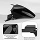 PSLER Motorrad Kotflügelschutzblech Hinten für Tmax 530 DX SX 2017-2019 TMAX 560 2020-2024 Hinterrad Spritzschutz Schutzblech Schmutzfänger Protektor Abdeckung Verkleidung Cowl(Schwarz Glänzend)