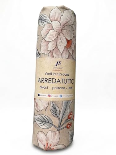 Jenny Sesal - Decoración de Tela cubretodo Gran Foulard (Matrimonial, Flora Beige)