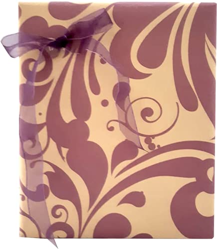Papier cadeau kraft imprimé violet de qualité supérieure - 2