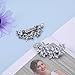Silver Headpiece Crystal Flower Bridal Hair Clips Floral Style Rhinestone Hair Clips Elegant Hairstyle Accessories for Women's Wedding, Bridal, Party, Dance, Prom, Pageant, Bridesmaids and Gift(2PCS)