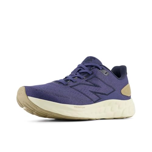 New Balance Womens Fresh Foam 680 V8 Running Shoe, Dream State-Midnight-Angora, 5 M