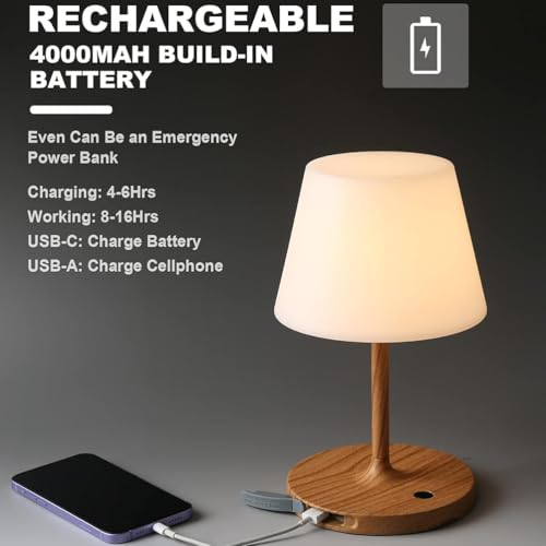 Lampe de table LED sans fil pour pallier le manque de prises - 4