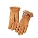 HUBGFEQ 1 Pair of Gloves in Winter Fleece-Lined to Touch Screen Pu Elegant Exquisite Cycling Driving Gloves
