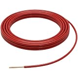 Lumonic 5m FLRY Cavo del veicolo 1mm² Rosso | Cavo unipolare a trefoli per autoveicoli | Resistente agli oli e ai carburanti, ritardante di fiamma | Bassa tensione