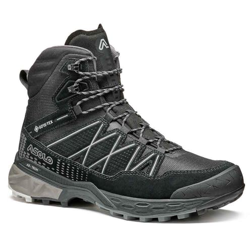 Asolo Tahoe Mid GTX, Botas de montañismo Hombre, Black/Black, 46 EU