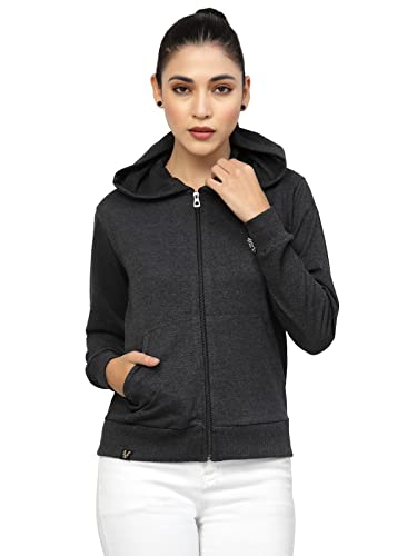 Image of UZARUS Women's Cotton Anthra Sweatshirt Hoodie