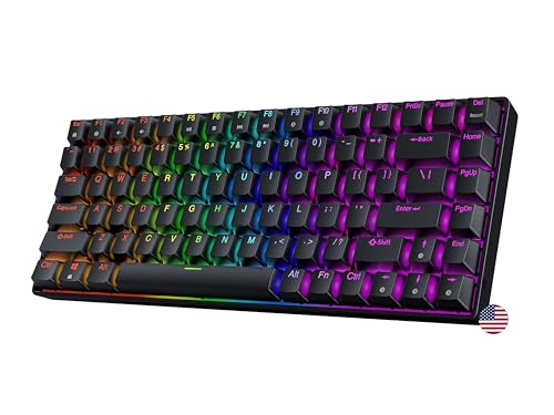 Clavier de jeu mécanique Geeky GK75 pour éliminer la latence sur PC et Mac