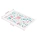 NEWVAVA Disposable Placemats, Stick-on Placemat Table mat Table Topper and Eco-Friendly Tablecloth Portable for Kids, Baby, Toddler