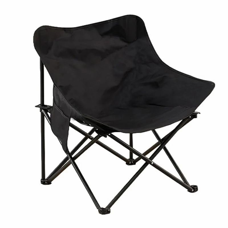 Image of AARKRI SALES Portable Folding Stool - Heavy Duty Outdoor Chair for Camping, Hiking, Fishing, Picnic - Collapsible Mini Travel and Garden Seat (Armrest Chair - 01)