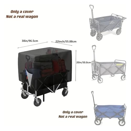 Funda para carro plegable de jardín ideal para acampadas y escapadas rurales 3