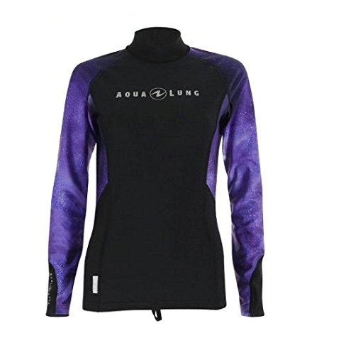 Aqua Lung Women's Rashguard Long Sleeves - Galaxy Twilight - Large