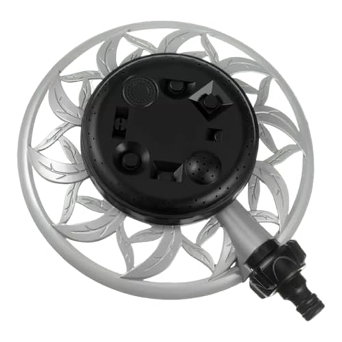 8-Pattern Dial Sprinkler, Multifunctional Dial Garden Sprinkler Grass Lawn Sprinkler with Metal Base for Watering Small Areas and Garden