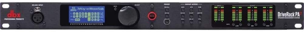 dbx DriveRack PA2 PA Management System w/ RTA-M Measurement Microphone, Cables Bundle