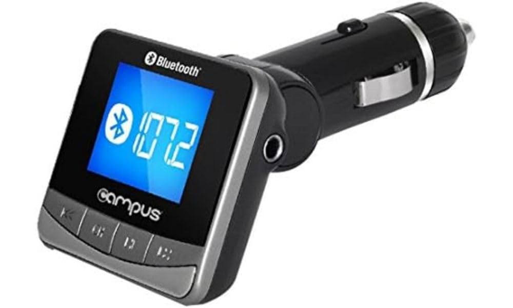 CAMPUS FM WAVE PRO Bluetooth :Transmetteur émetteur Bluetooth pour Smartphone/Tablette Noir
