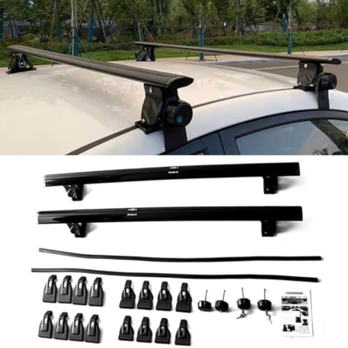 Lockable Roof Rack Cross Bars for Volkswagen GTI Sport, 2Pcs Aluminum Car Roof Racks for Luggage,Cargo Carrier,Kayak,Rooftop,Ski,Crossbars for Roofs Racks,Universal Car Top Roofs Rack