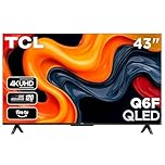 TCL 43-Inch Q6 QLED 4K UHD Smart TV with Fire TV (43Q651F, 2025 Model) Dolby Vision, HDR PRO+, Dolby Atmos, Alexa Built-in with Voice Remote, Apple AirPlay 2 Compatibility, Streaming Television