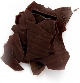 Dobla Belgian Dark Chocolate Flat Shavings, 5.5 lb Bag – Premium Gourmet Dessert Decoration, Rich Dark Chocolate Texture, Versatile for Cakes & Tarts, Kosher Certified