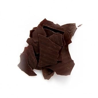 Dobla Belgian Dark Chocolate Flat Shavings, 5.5 lb Bag Premium Gourmet Dessert Decoration, Rich Dark Chocolate Texture, Versatile for Cakes & Tarts, Kosher Certified