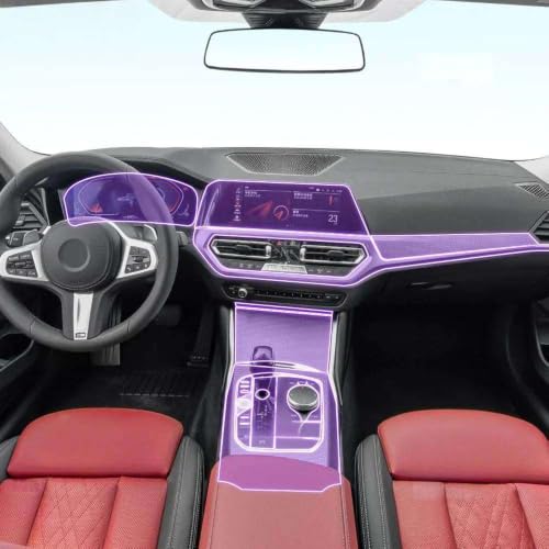 Protector antiarañazos de TPU para la consola central del BMW Serie 3 G20 2020-2022