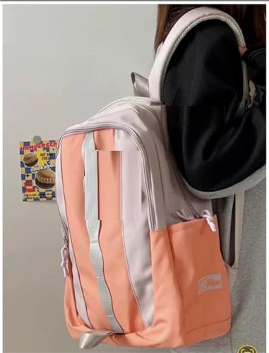 Image of SRZ School Bag College Bag Backpack for women Travel bag Polyester Trendy Stylish Backpack Drawstring Embroidery