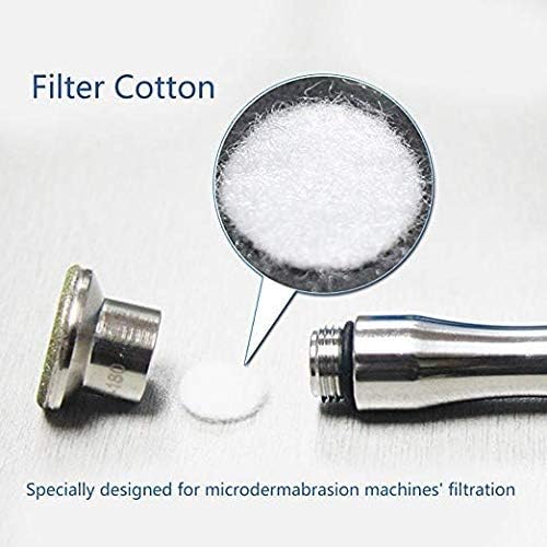 Cotton filter,200PCS 11mm Microdermabrasion Sponge filter Replacement Facial Vacuum Filters for vacuum dermabrasion White (11mm) - Image 5