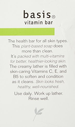 Basis Vitamin Soap Bar Cleans and Softens -- 4 oz image 5