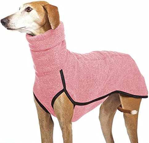Esobo Fleece Dog Apparel Winter Warm Dog Coat Doggie Turtleneck Cozy Jacket Soft Shirt Vest Stylish Pet Out…