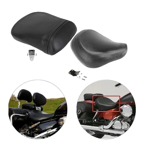 Asiento de motocicleta en cuero sintético resistente para Boulevard C50 2
