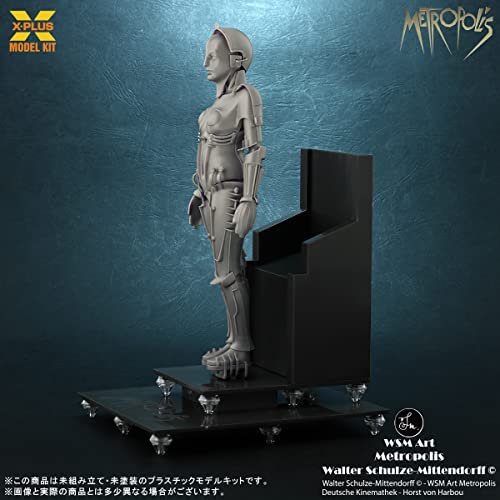 X-Plus Metropolis Maschinenmensch Silver Screen 1/8 miniatura 2