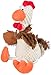 TRIXIE Plüsch-Hahn Stofftier - kuscheliges Bauernhof-Kuscheltier für Hunde - weicher Plüsch-Spielzeug in Hahnenform, 22 cm - robustes Hundespielzeug - 35940